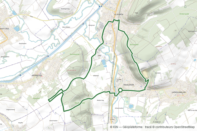 Circuit Clochers et buis - Illfurth