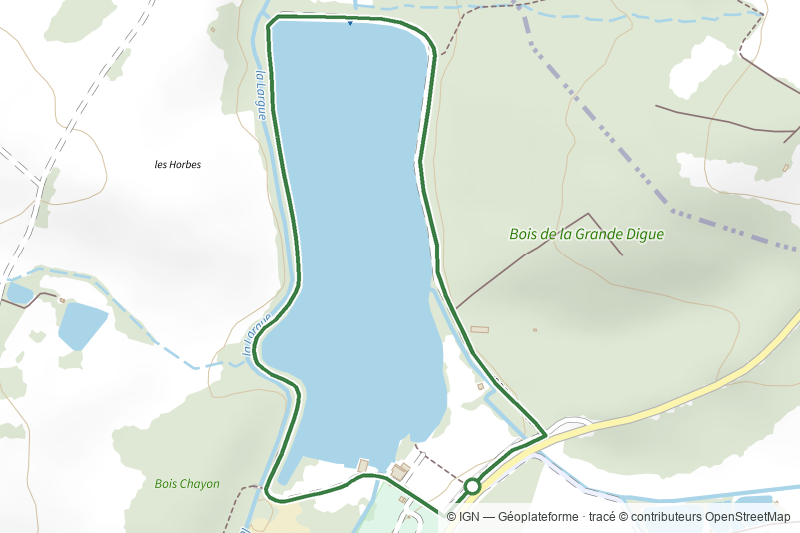 Autour du Plan d'Eau de Courtavon