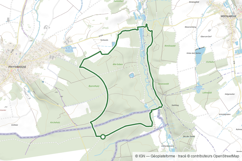 Circuit du Kilomètre Zéro sud du frond ouest 1914 1918