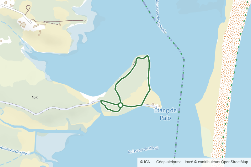 Balade de la presqu’île d’Isola - étang de Palu