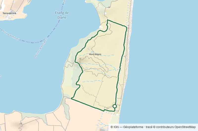 Parcours niveau 1 Mare è Stagnu