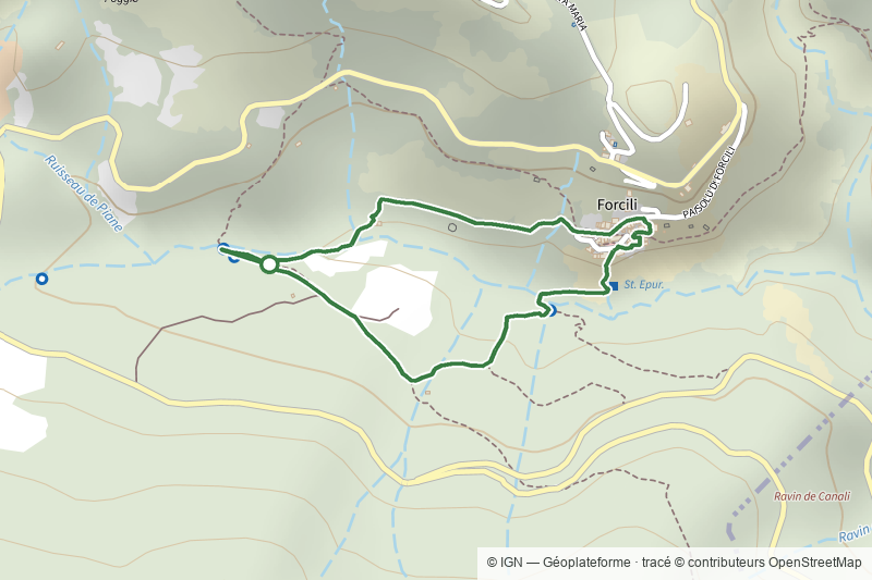 Sentier du Patrimoine de Pioggiola