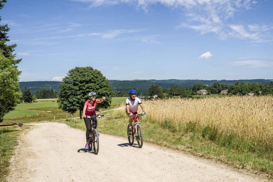 Sourires et sentiers de VTT