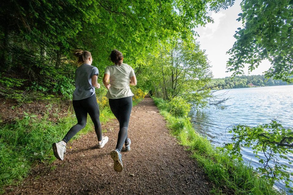 Course au Lac du Bouchet