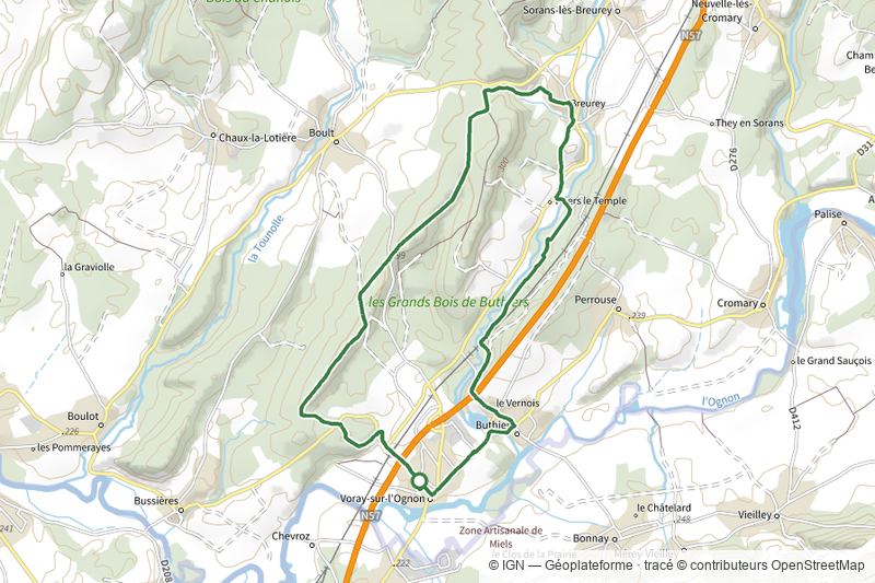 Des Sous-bois à la Rivière de l'Ognon