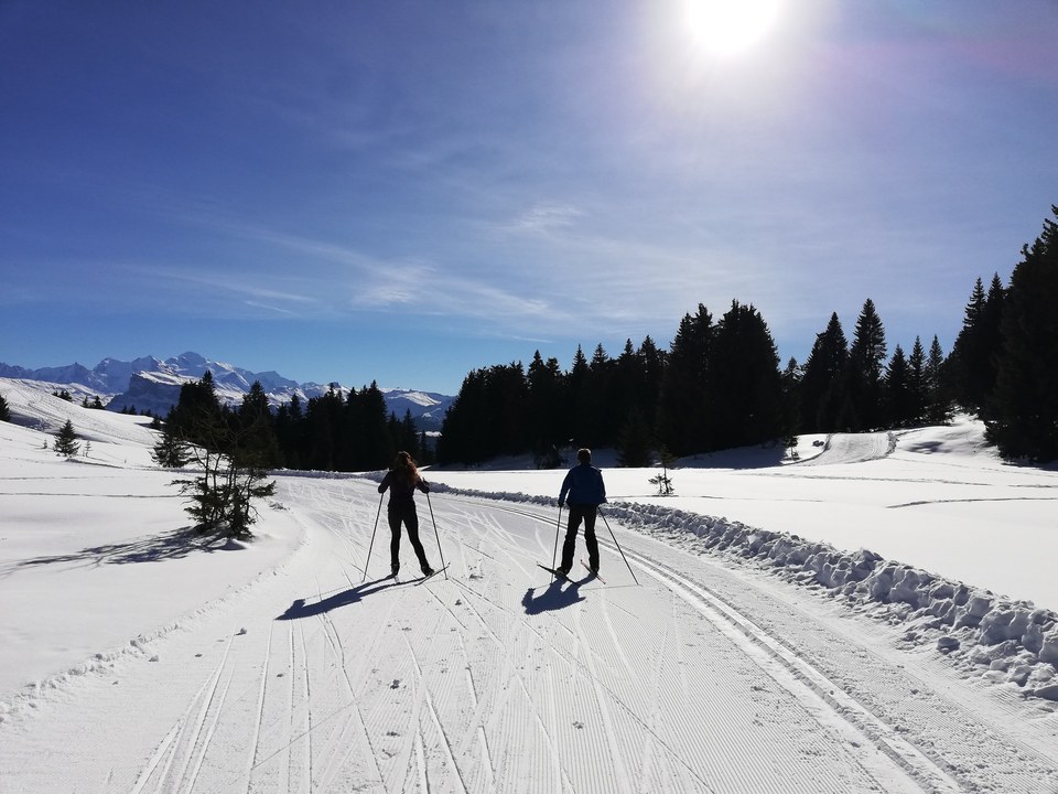 Boucle du Croz : SKI DE FOND Samoëns