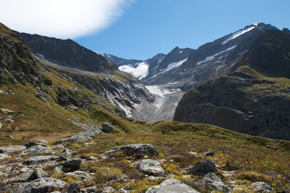 A l'approche du Glacier de Tré la Tête
