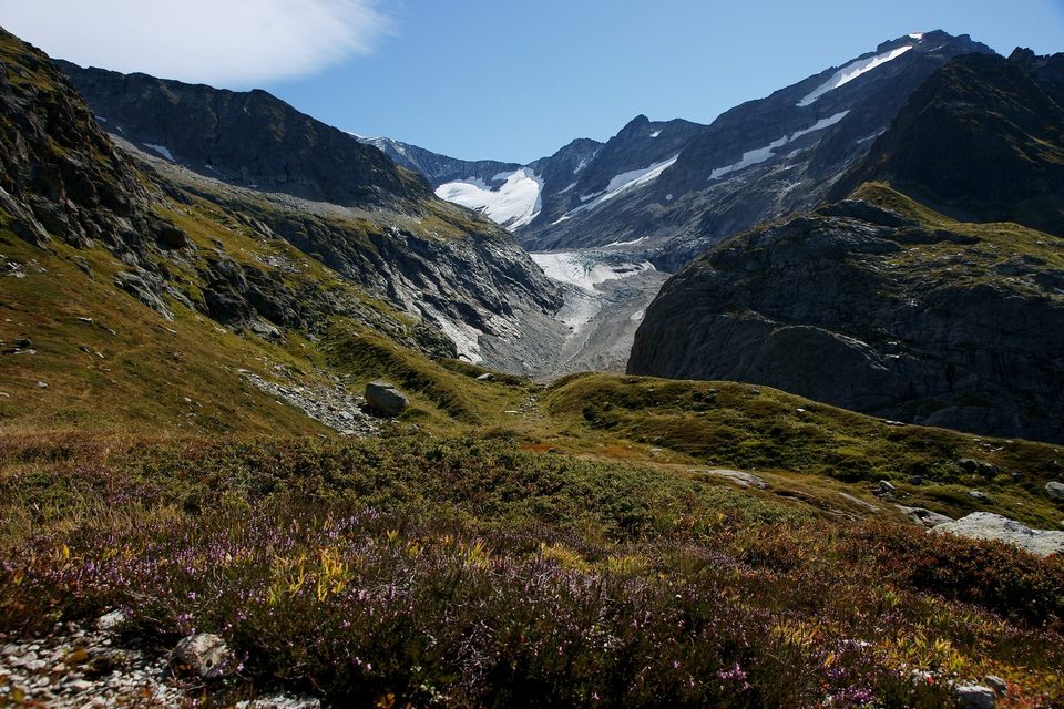 Glacier de Tré la Tête par la Cascade de Combe noire