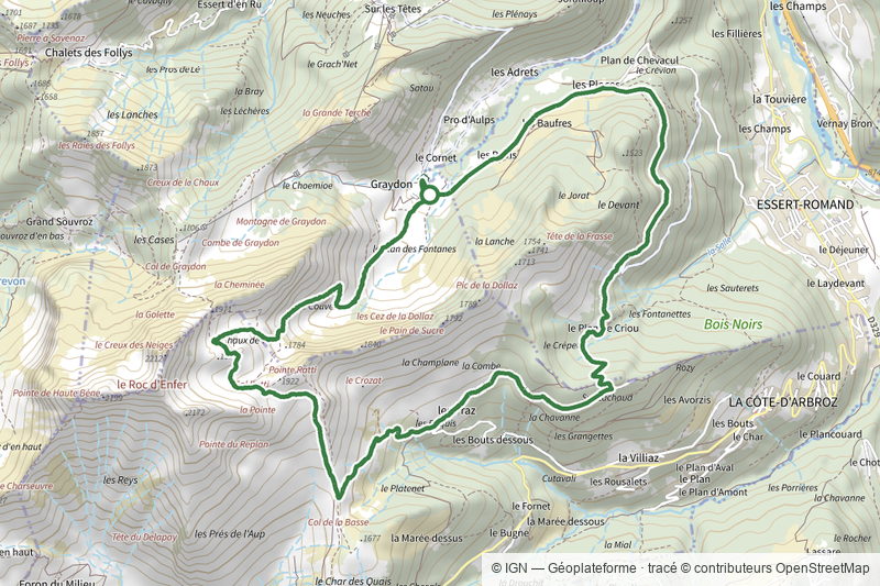 Au pied du Roc d'Enfer