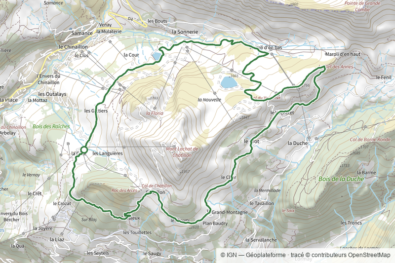 Tour du Mont Lachat de Châtillon