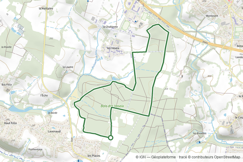 Les Vaseix - Tour du Grand Bois
