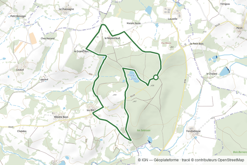 Sentier de l’étang des Landes