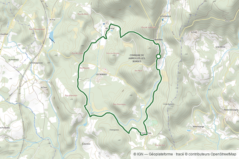 Jabreilles/Maucloup/Grand-Vaux