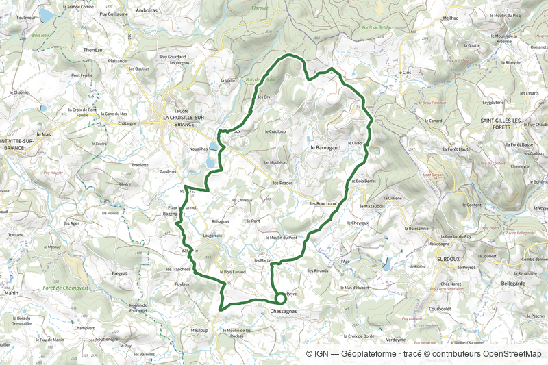 Circuit Le Tour du Mont Gargan