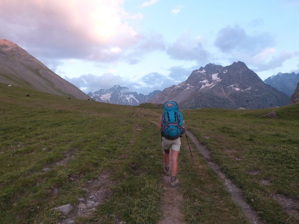 Juste au dessus du refuge de Villar-d'Arêne