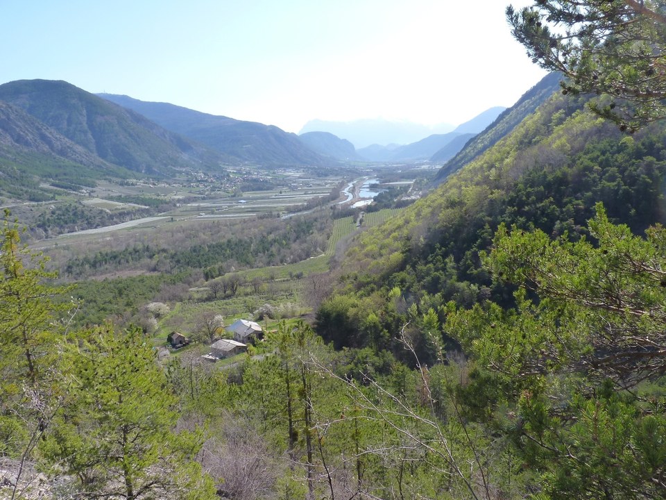 Vue sur la vallée de la Durance