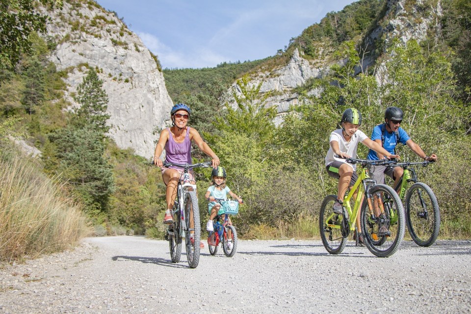 Les gorges d'Agnielles en famille