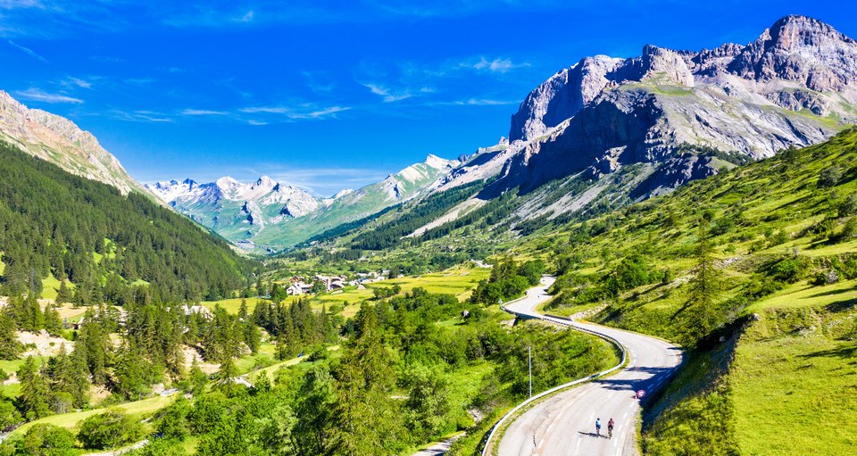 Montée du Col du Lautaret côté Briançon