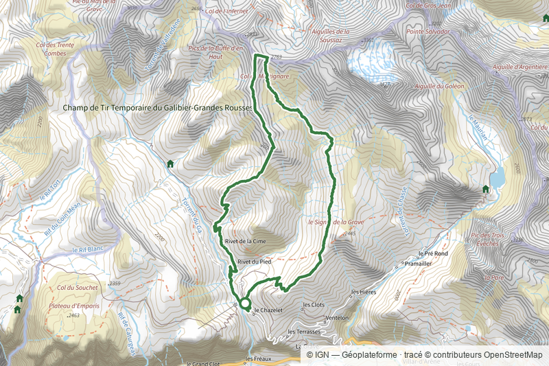 Le Col de Martignare et la Crête de la Buffe