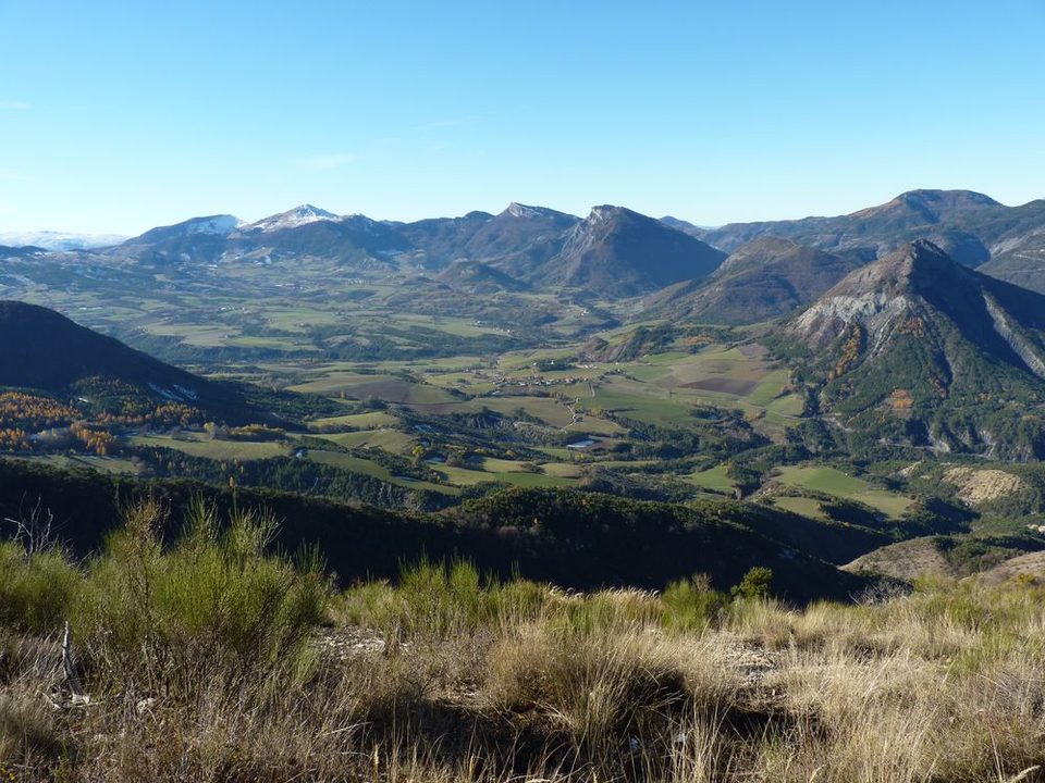Vue sur le vallon de Bréziers
