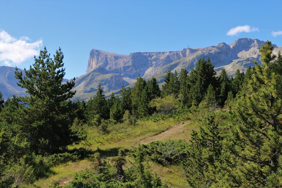 Vue sur le Pic de Bure