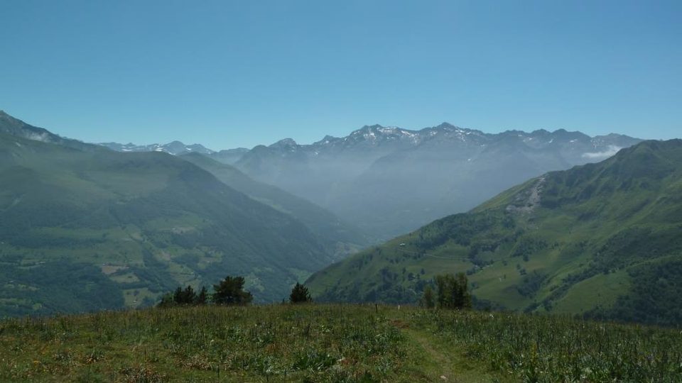 Vue sur le massif de l'Ardiden
