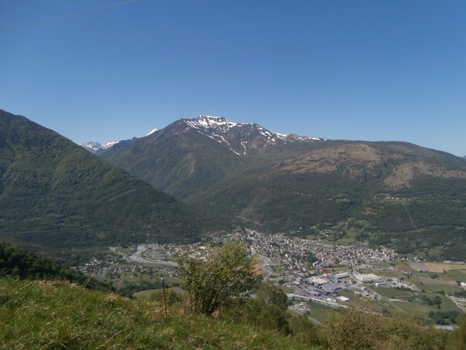 Panorama sur Pierrefitte-Nestalas et la vallée depuis le cap de Mourquey (hors itinéraire)