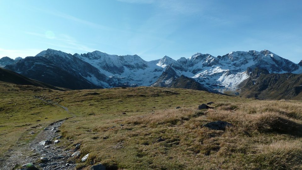 En cheminant vers la Hourquette d'Ouscouaou