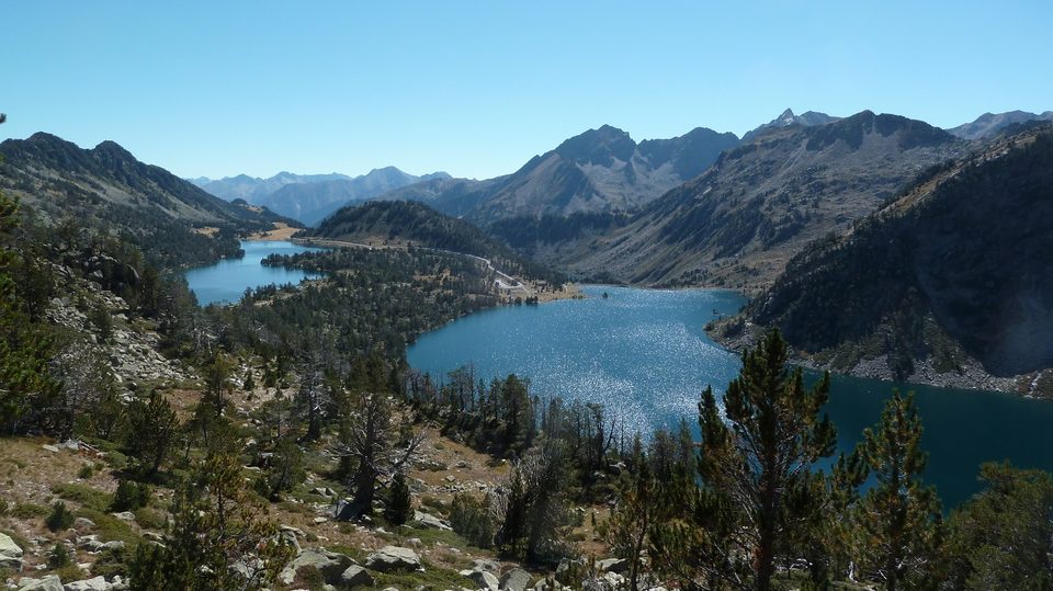 Les lacs d'Aumar et Aubert