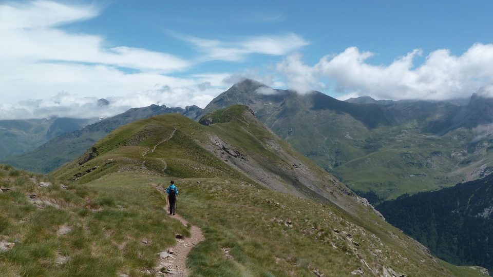 Le pic des Tentes et le Pic de la Pahule