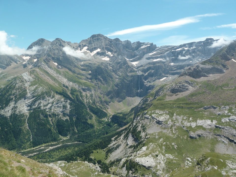 Vue spectaculaire sur le cirque de Gavarnie