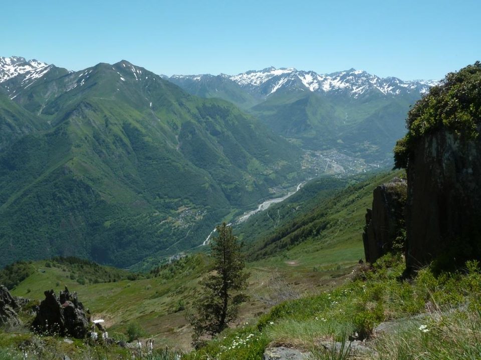 Vue sur la vallée de Luz
