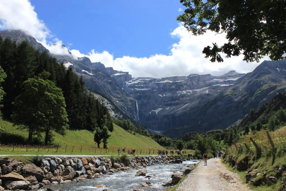 Cirque de Gavarnie depuis la sortie du village