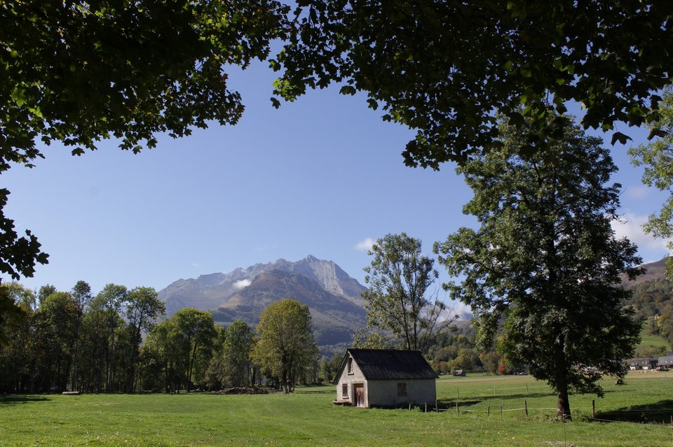 Le massif des Gabizos depuis Marsous