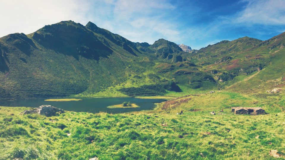 Le lac d'Aygue-Rouye