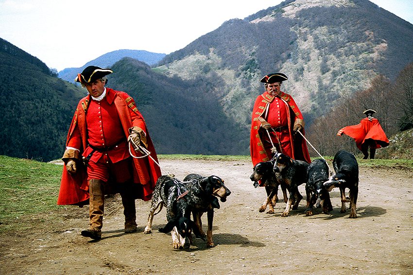 Tournage du Pacte des Loups au Col de Couradabat
