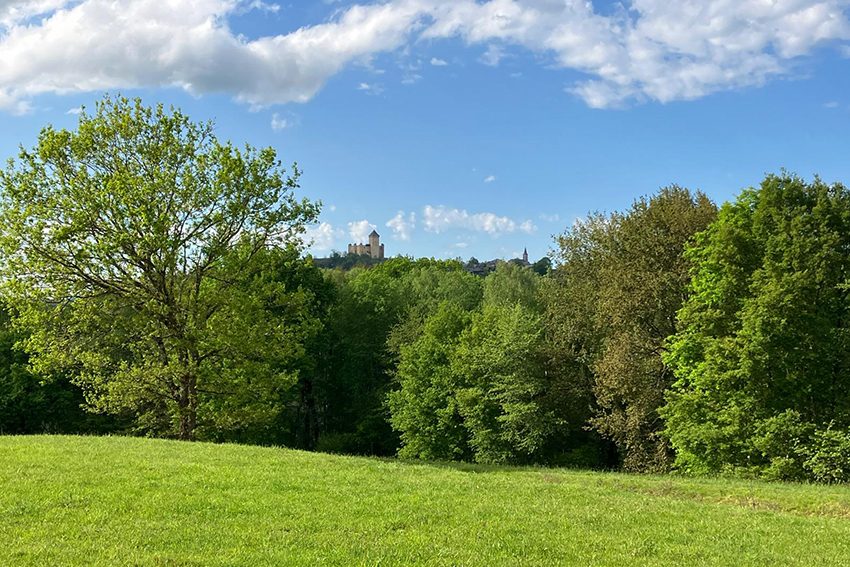 Vue sur le Château de Mauvezin