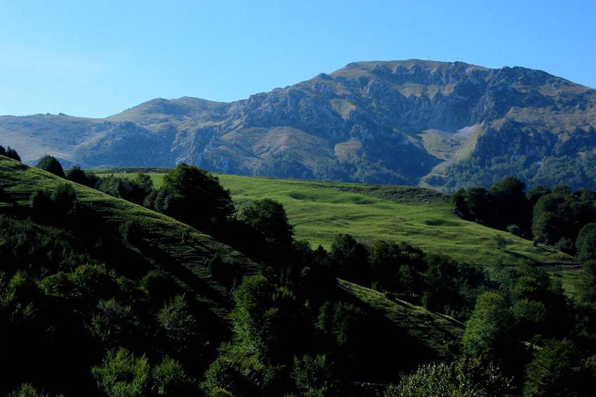 Vue du Bassia depuis les Baronnies