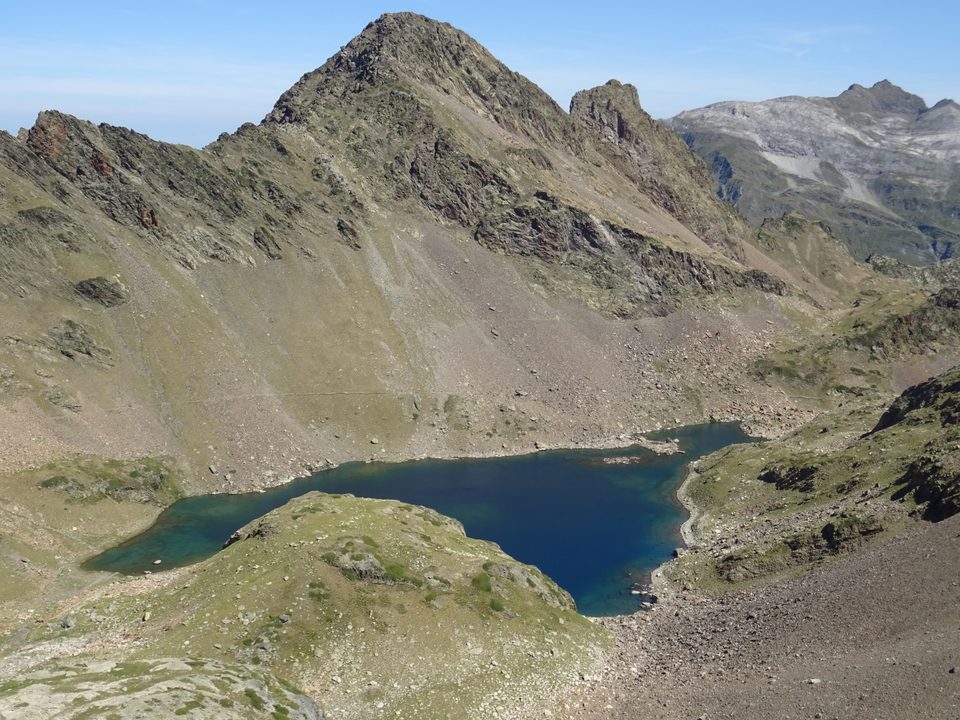 Lac de Pouey Laun (depuis les abords du col d'Hospitalet)