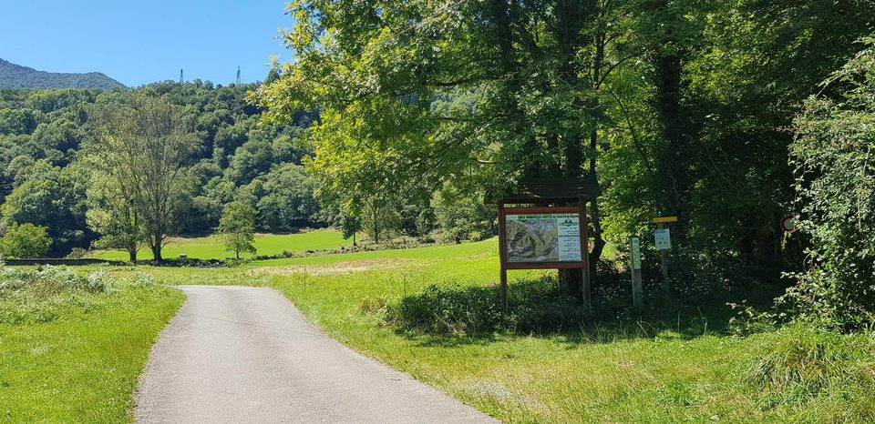 Départ du sentier