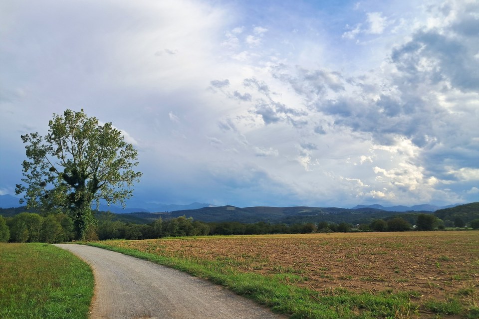 Belle vue sur la chaîne des Pyrénées