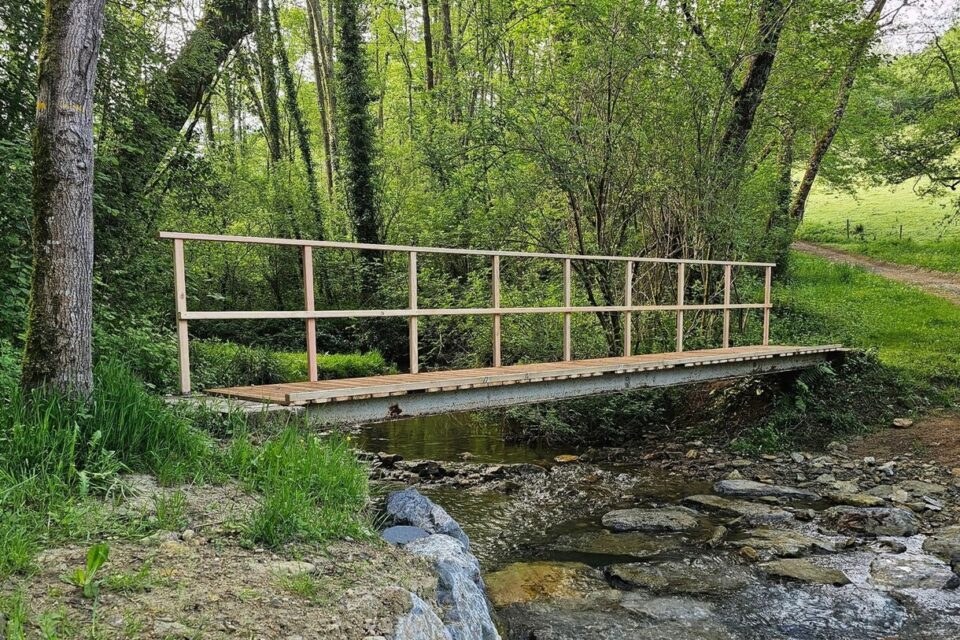 Passerelle sur l'Aube