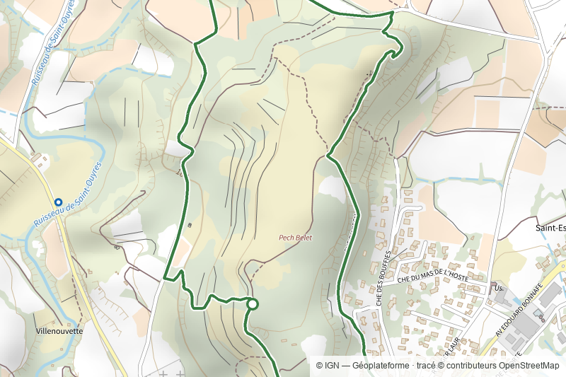 Le Pech Belet - Circuit A