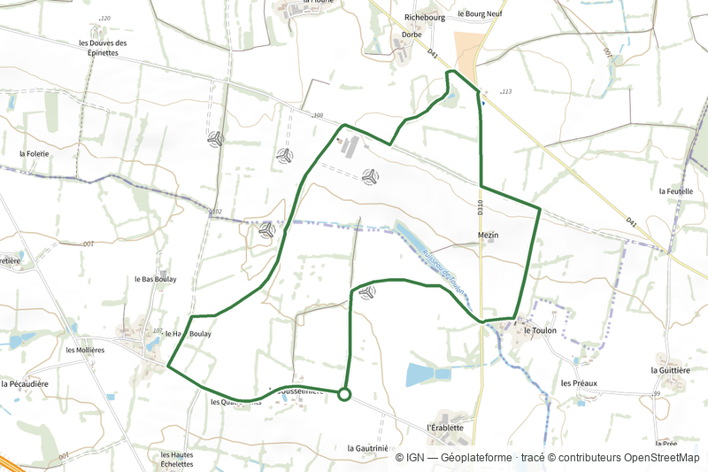 Circuit des éoliennes