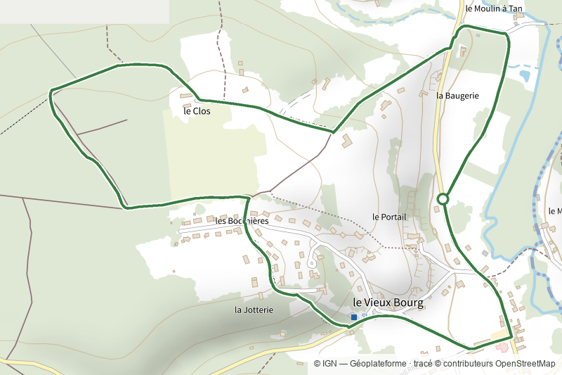 Sentier du Vieux Bourg - Saint-Étienne-de-Chigny