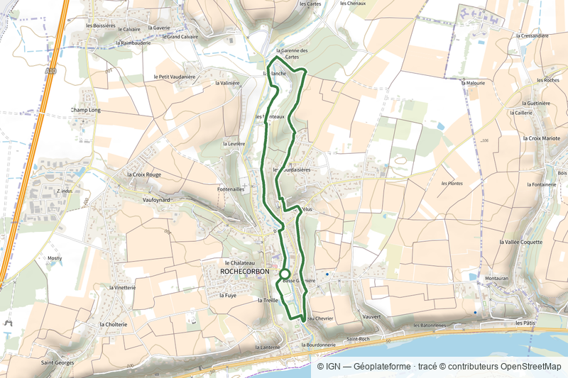 Sentier de la Bédoire - Rochecorbon