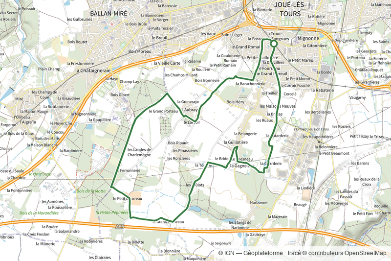 Sentier de l'Échappée verte - Joué-les-Tours