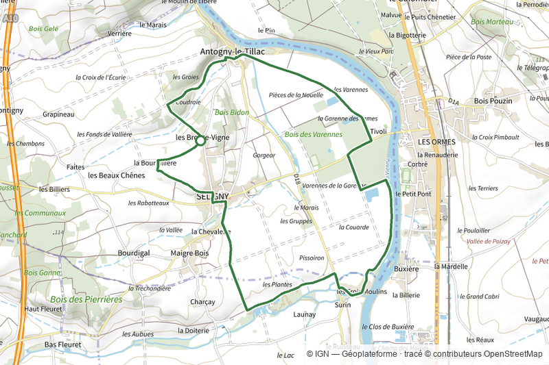 Circuit d'Antogny - Antogny-le-Tillac