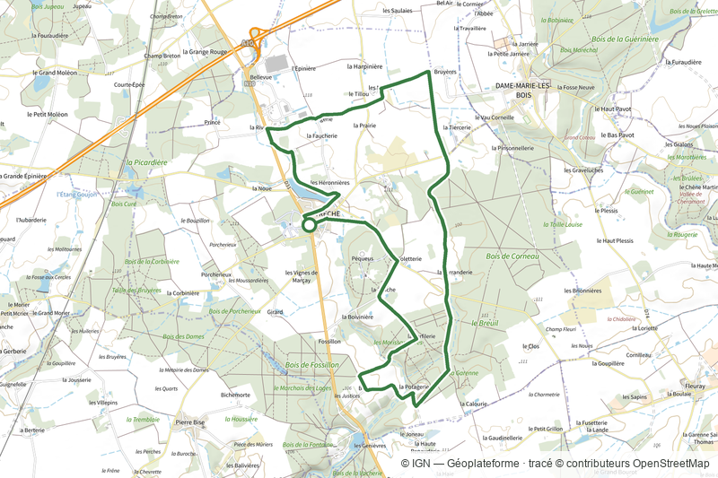 Circuit forestier de la remberge