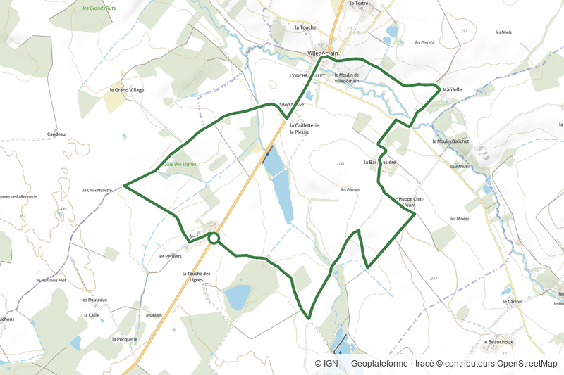 Circuit de Villedômain - variante courte
